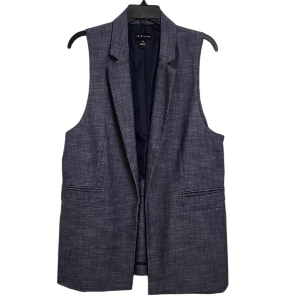 I.N. Studio Sleeveless Blazer Vest